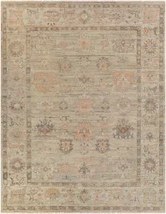 Product Image 1 for KhoGlobal Hand-Knotted Geometric Tan Camel / Orange Rug - 6' x 9' from Surya