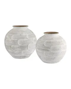 Product Image 1 for Tussock Vase, Set of 2 from Currey & Company