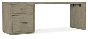 Product Image 1 for Linville Falls Oak Veneer 84" Desk with One File from Hooker Furniture