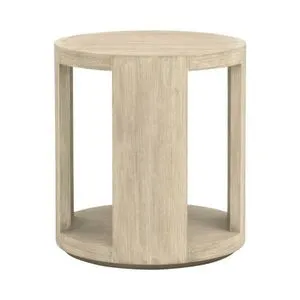 Product Image 1 for Collins Round Sand Wash Acacia End Table from Essentials for Living