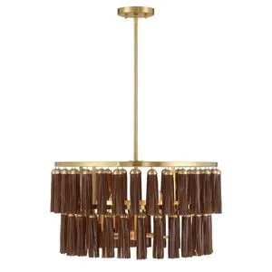 Product Image 1 for Aquitane 4-Light Pendant in Warm Brass from Savoy House 