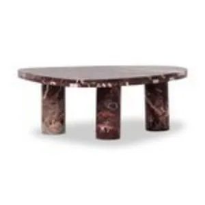 Product Image 30 for Zion Merlot Marble Small Coffee Table from Four Hands