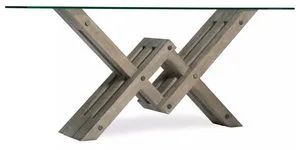 Product Image 4 for Affinity Hardwood Glass Top Accent Console from Hooker Furniture