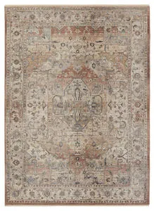 Product Image 4 for Starling Medallion Tan/ Pink Rug from Jaipur 