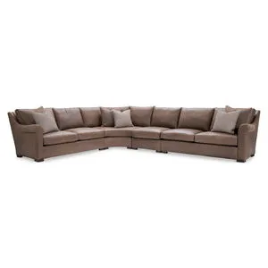 Product Image 1 for Keirnan 4-Piece Leather Sectional from Bernhardt Furniture