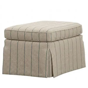 Product Image 2 for Amber Falls Skirted Upholstered Ottoman from Gabby