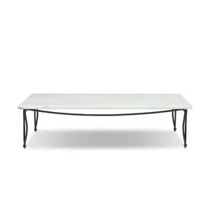 Product Image 1 for Idalia White Marble Outdoor Coffee Table from Four Hands
