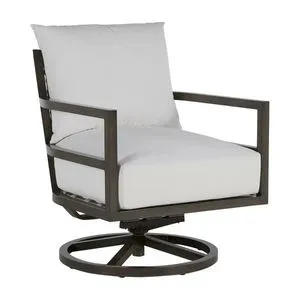 Product Image 1 for Santa Barbara Slate Gray Aluminum Swivel Rocker from Summer Classics