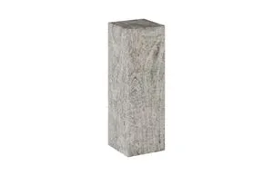 Product Image 3 for Origins Pedestal,  Mitered Chamcha Wood, Grey Stone Finish from Phillips Collection
