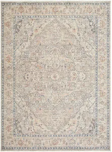 Product Image 1 for Maria Taupe/Blue Elena Machine Woven Rug from Livabliss