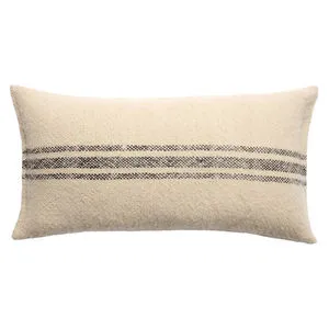 Product Image 1 for Neem X Kovar Handmade Solid Cream / Gray Pillow from Jaipur 