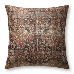 Product Image 1 for Angela Red / Multi Floor Pillow from Loloi