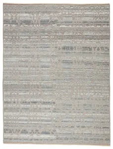 Product Image 1 for Pearson Hand-Knotted Floral Gray/ Taupe Rug from Jaipur 