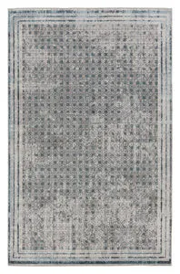 Product Image 3 for Allora Trellis Light Gray/ Blue Area Rug from Jaipur 