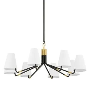 Product Image 1 for Stanwyck 8-Light Distressed Bronze Chandelier from Hudson Valley