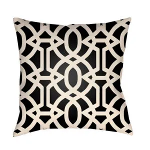 Product Image 1 for Litchfield Black and White Outdoor 16" Pillow from Surya