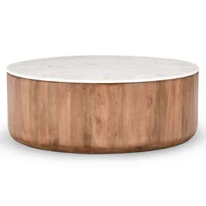 Product Image 1 for Josie Solid Wood and Marble Round Coffee from Classic Home Furnishings