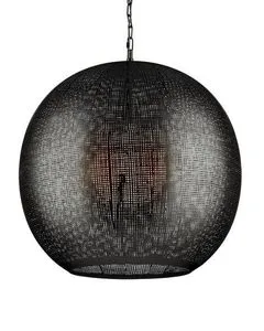 Product Image 1 for Buckram Orb Pendant from Currey & Company
