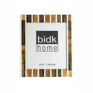 Product Image 1 for White & Yellow Resin Horn Picture Frame from BIDKHome