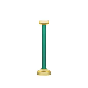 Product Image 1 for Glass Candle Holder Yellow & Green from BIDKHome
