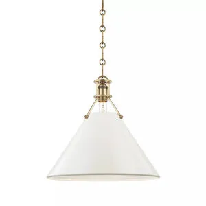 Product Image 1 for Painted No.2 1 Light Large Pendant from Hudson Valley