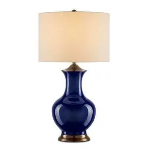 Product Image 1 for Lilou Blue Porcelain Table Lamp from Currey & Company