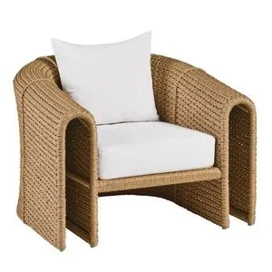 Product Image 3 for Julien Open Arm Outdoor Lounge Chair from Arteriors