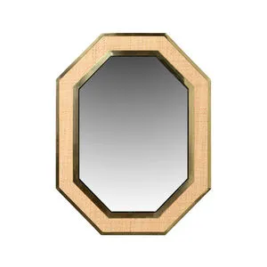 Product Image 1 for Dunbar Brass And Cane Mirror from Wildwood Home