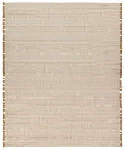 Product Image 1 for Bandera Handmade Solid Cream/Beige Rug from Jaipur 