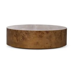 Product Image 1 for Caya Large Caramel Burl Coffee Table from Four Hands