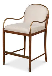 Product Image 1 for Auden White Counter Stool from Sarreid Ltd.