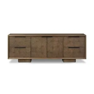 Product Image 1 for Salta Brown Oak Thick Veneer Media Console from Four Hands
