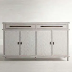 Product Image 1 for Isaac Wood Ribbed Long Cabinet from Gabby
