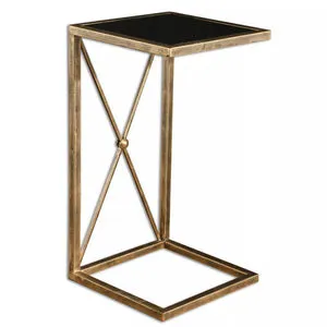 Product Image 2 for Uttermost Zafina Gold Side Table from Uttermost