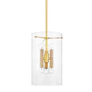 Product Image 1 for Barlow 6-Light Lantern - Aged Brass from Hudson Valley