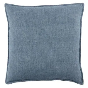 Product Image 6 for Blanche Solid Blue Pillow from Jaipur 