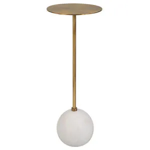 Product Image 3 for Gimlet White Drink Table from Uttermost