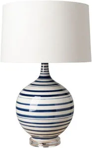 Product Image 2 for Tideline Dark Blue & White Table Lamp from Surya