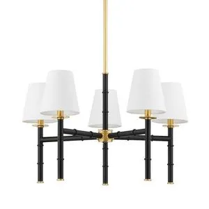 Product Image 1 for Banyan 5-Light Dark Navy Steel Chandelier from Mitzi