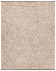Product Image 1 for Anisah Handmade Trellis White / Gray Rug from Jaipur 