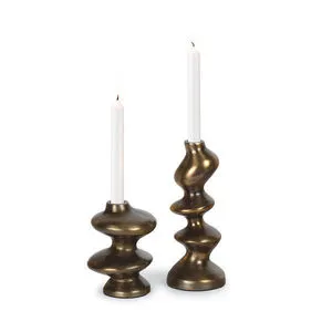 Product Image 1 for Blobby Brass Candle Set from Regina Andrew Design