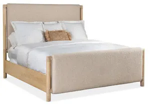 Product Image 1 for Retreat Queen Upholstered Panel Bed from Hooker Furniture