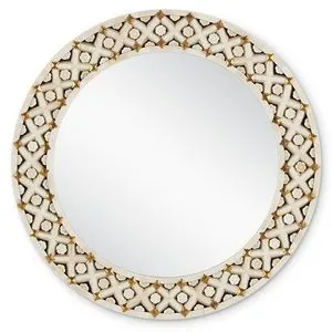 Product Image 1 for Ellaria Round Mirror from Currey & Company