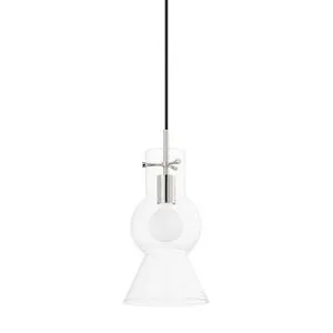Product Image 1 for Mirabel Small Totem Polished Nickel Pendant Light from Mitzi