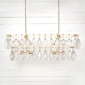 Product Image 3 for Adeline Rectangular Chandelier from Four Hands