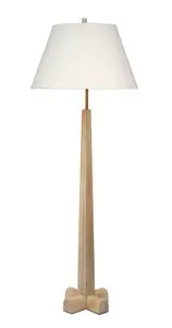 Product Image 1 for Charleston White Washed Wood Floor Lamp from Jamie Young
