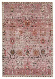 Product Image 3 for Elva Indoor/ Outdoor Oriental Pink Rug from Jaipur 