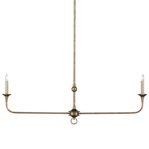 Product Image 1 for Nottaway Bronze Linear Chandelier from Currey & Company