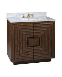 Product Image 1 for Morombe 36" Cocoa Marble Vanity with Rectangular Undermount Sink from Currey & Company
