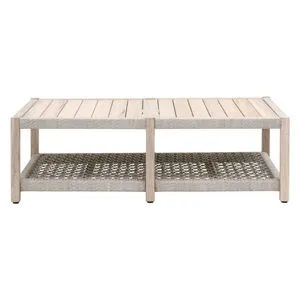 Product Image 1 for Wrap Gray Teak Outdoor Coffee Table from Essentials for Living